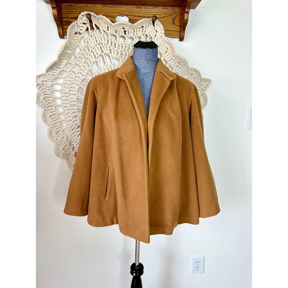 Vintage 1950s Vicuna Einiger Mill Cropped Swing Jacket One Size